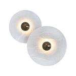 Nayra Alabaster Wall Sconce – Sculpted LED Wall Light in Natural Stone