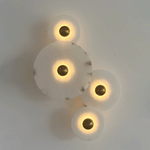 Nayra Alabaster Wall Sconce – Sculpted LED Wall Light in Natural Stone