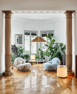 Tynellia Pendant Light – Natural Bamboo & Brass Nordic Pendant Lamp