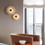 Nayra Alabaster Wall Sconce – Sculpted LED Wall Light in Natural Stone
