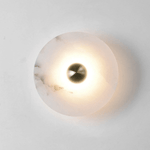 Nayra Alabaster Wall Sconce – Sculpted LED Wall Light in Natural Stone