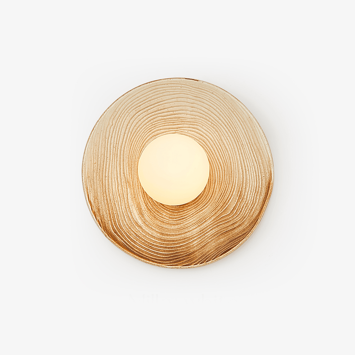 Ovalo Ceramic Wall Sconce – Handcrafted Modern Lighting for Bedroom & Living Room
