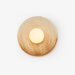 Ovalo Ceramic Wall Sconce – Handcrafted Modern Lighting for Bedroom & Living Room