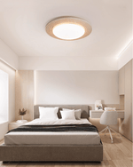 Terralux Travertine LED Flush Mount Ceiling Light for Modern Interiors