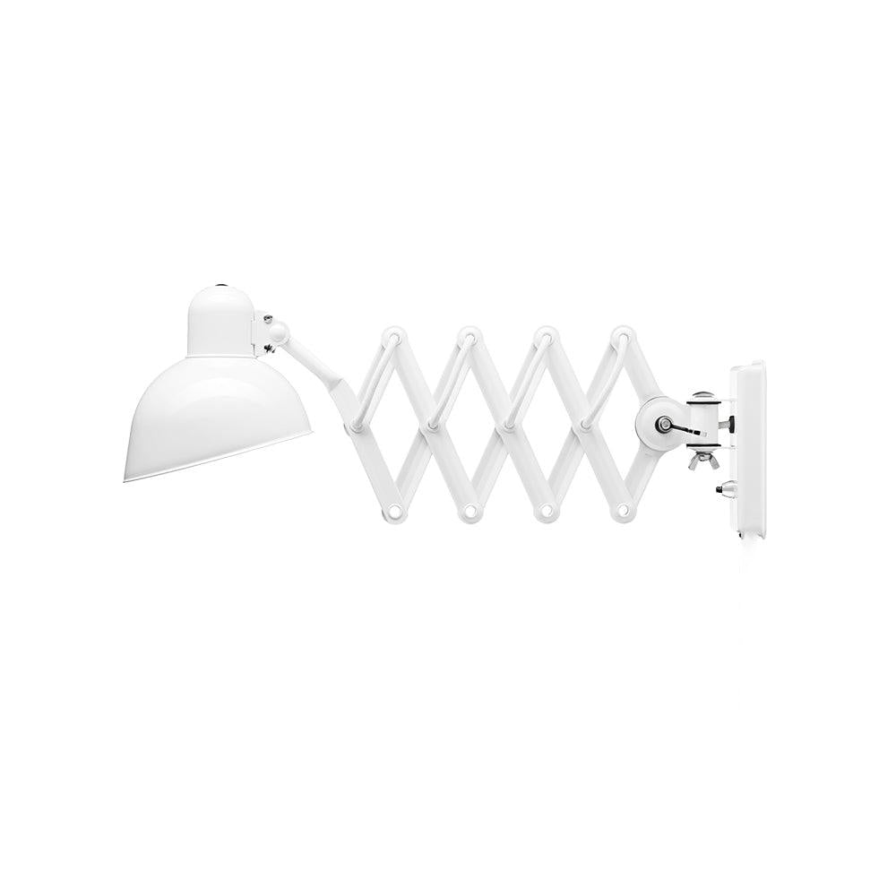 Maxon Adjustable Spring Wall Sconce in Glossy Black