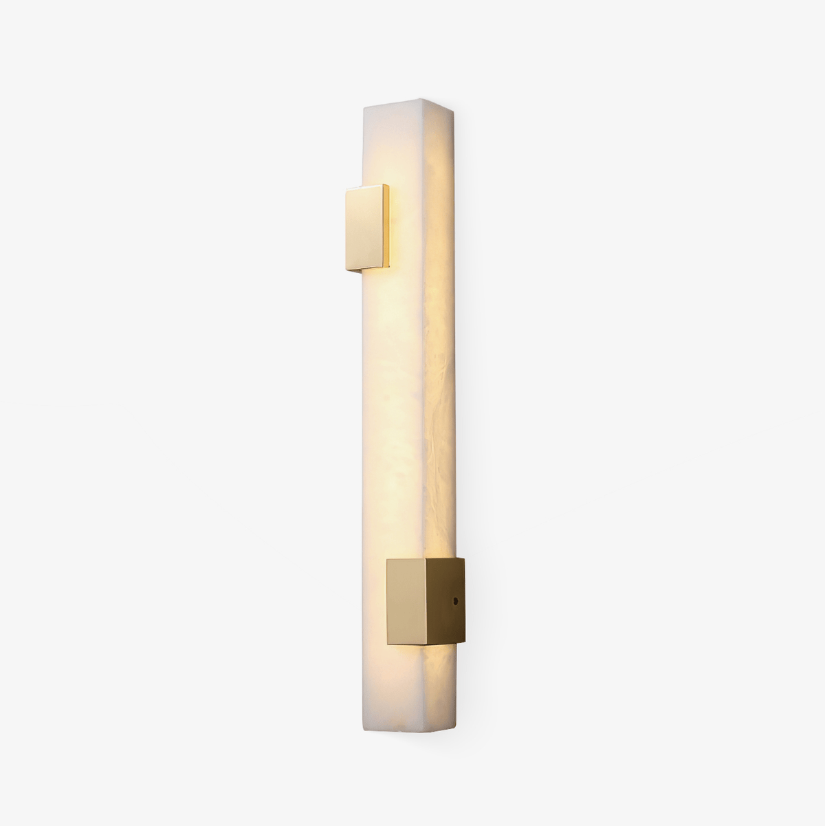 Alabaster LED Wall Sconce in Brushed Brass | Modern Linear Lighting