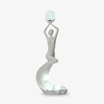 Mermaid Sculpture Floor Lamp – 6.5 Ft Figurative LED Floor Light