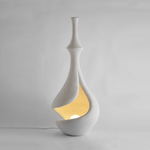 White Sere Vase Floor Lamp – Sculptural Ambient Lighting for Modern Interiors