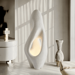 Sculptural White Floor Lamp for Modern Interiors | Ambient Lighting