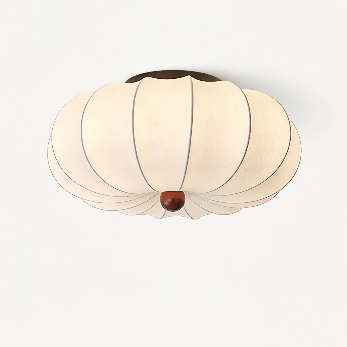 Pompeluna Silk Flush Mount Ceiling Light – Modern Minimalist LED Fixture