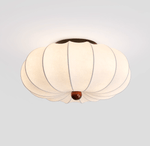 Pompeluna Silk Flush Mount Ceiling Light – Modern Minimalist LED Fixture