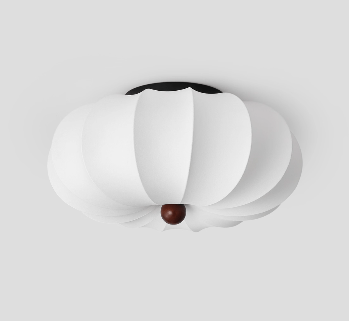 Pompeluna Silk Flush Mount Ceiling Light – Modern Minimalist LED Fixture