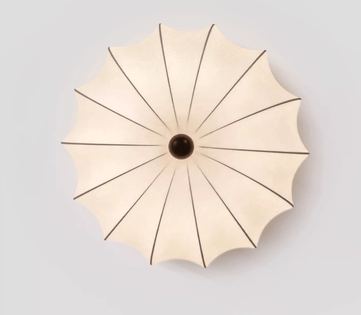 Pompeluna Silk Flush Mount Ceiling Light – Modern Minimalist LED Fixture