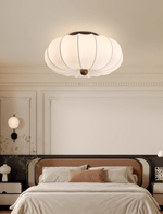 Pompeluna Silk Flush Mount Ceiling Light – Modern Minimalist LED Fixture