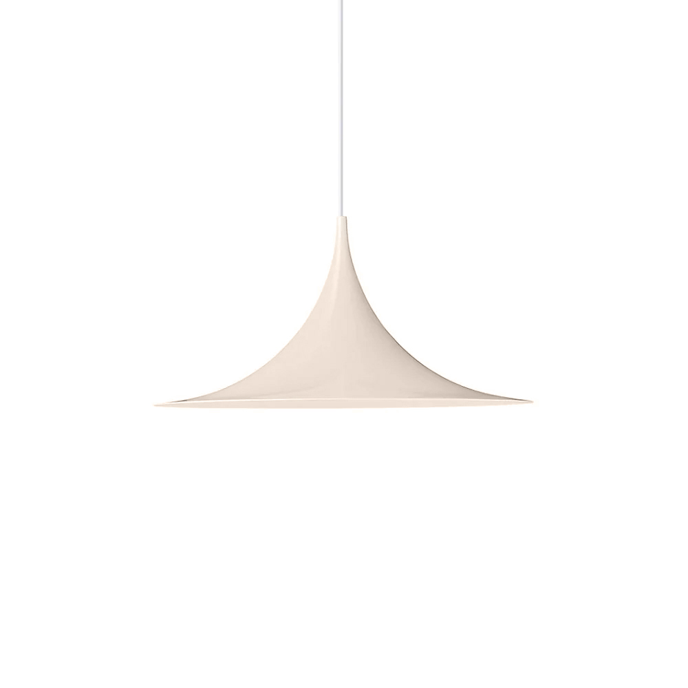 Semi Arch Pendant Light – Designer Aluminum Swag Lamp for Dining & Living Spaces