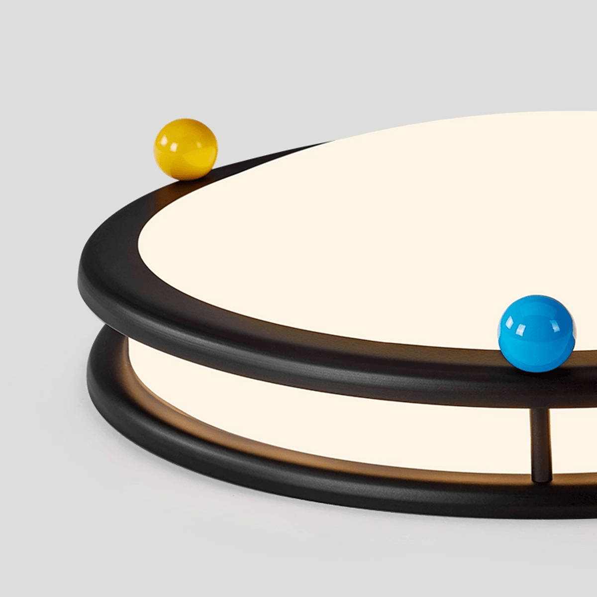 Trio Memphis Ceiling Light – Modern Flush Mount with Colorful Spheres