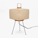 Washi Paper Table Lamp with Bamboo Ribs – Modern Ambient Lighting