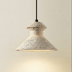 Eira Travertine Pendant Light – Sculptural Natural Stone Hanging Lamp