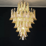 Dravina Glass Petals Pendant Chandelier – Handcrafted Murano-Style Lighting