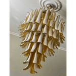 Dravina Glass Petals Pendant Chandelier – Handcrafted Murano-Style Lighting