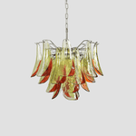 Marielle Glass Chandelier – Modern Art Deco Pendant Light for Dining Room & Foyer