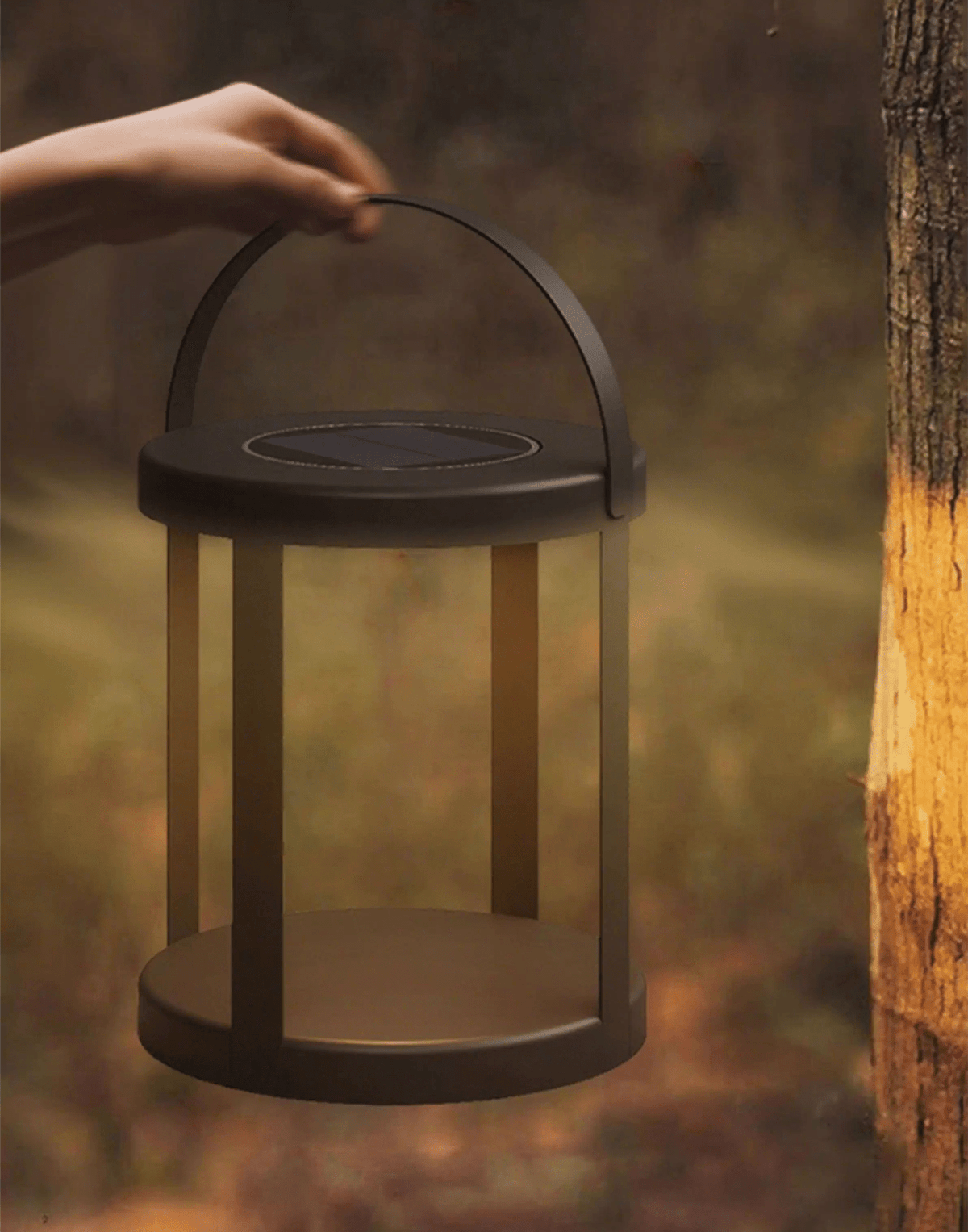 Nuvoro Portable LED Lantern for Outdoor & Indoor Use, Rechargeable Table Lamp