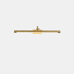 Lucent Vanity Wall Light – Modern LED Wall Sconce in Gold Finish