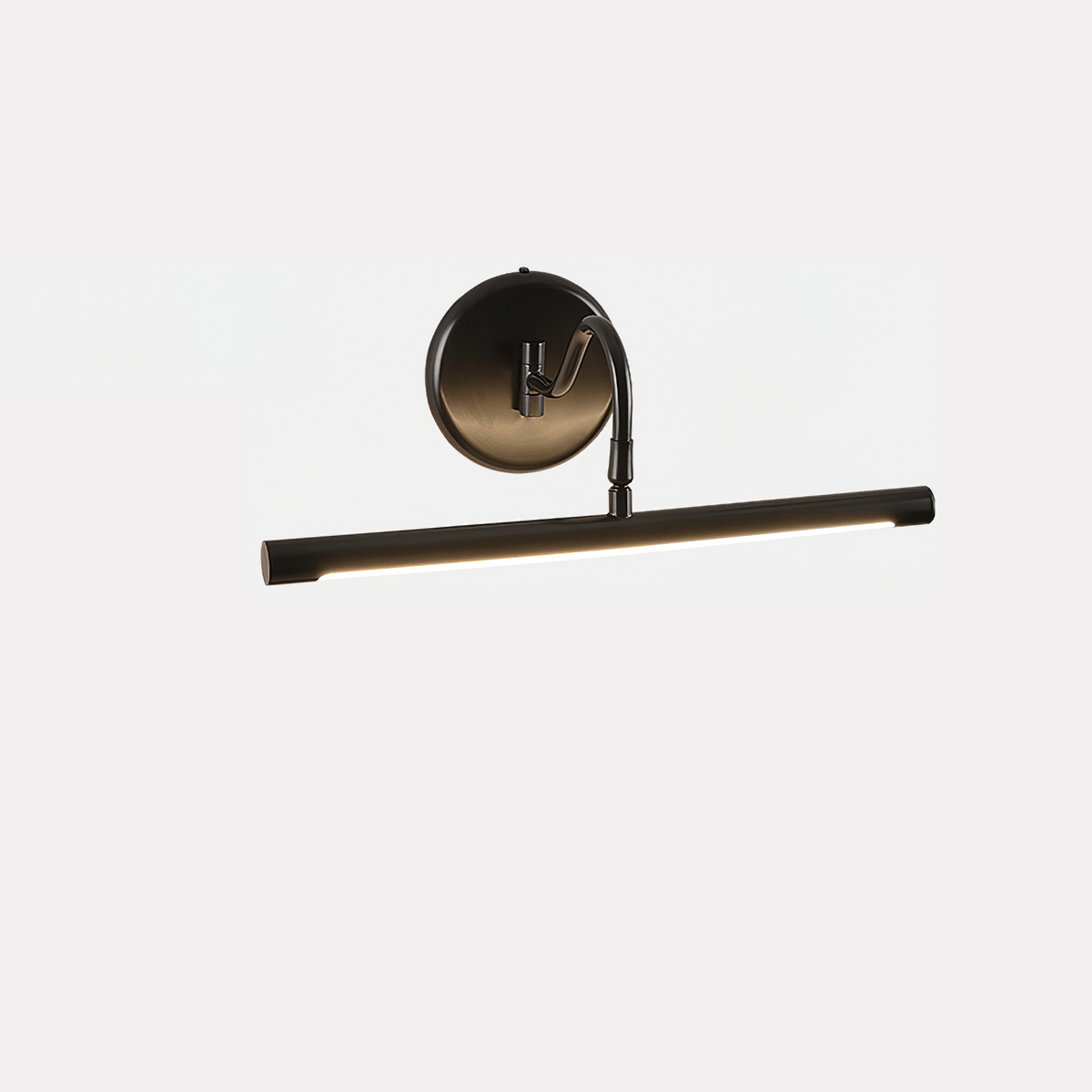 Gildra Arc Vanity Wall Light in Brushed Gold with Integrated LED
