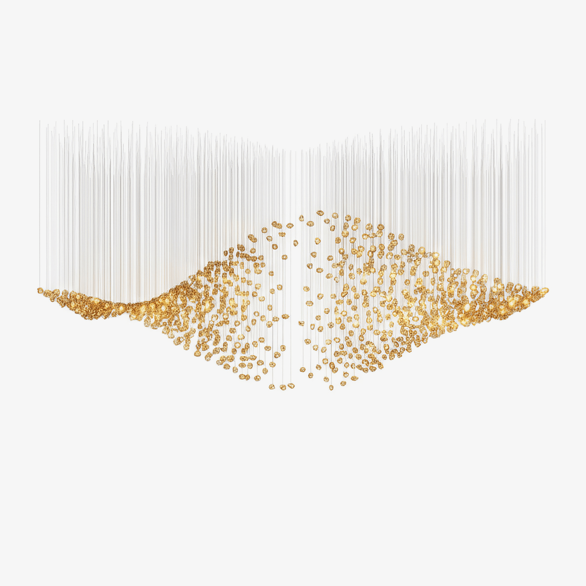 Raw Crystal Chandelier | Customizable Designer Pendant Light