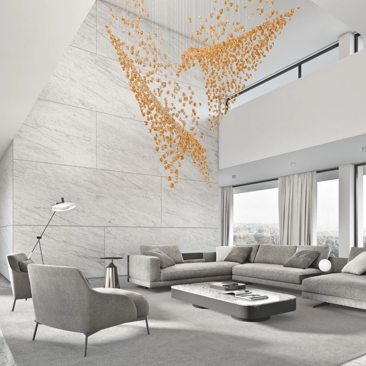 Raw Crystal Chandelier | Customizable Designer Pendant Light