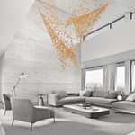 Raw Crystal Chandelier | Customizable Designer Pendant Light