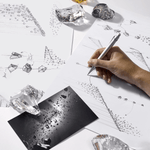 Raw Crystal Chandelier | Customizable Designer Pendant Light