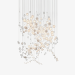 Breath of Light Modern Crystal Chandelier for Dining Room and Hotel