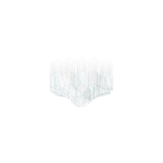 Diamond Cloud Crystal LED Chandelier, Modern Geometric Pendant Light for Dining Room and Hotel