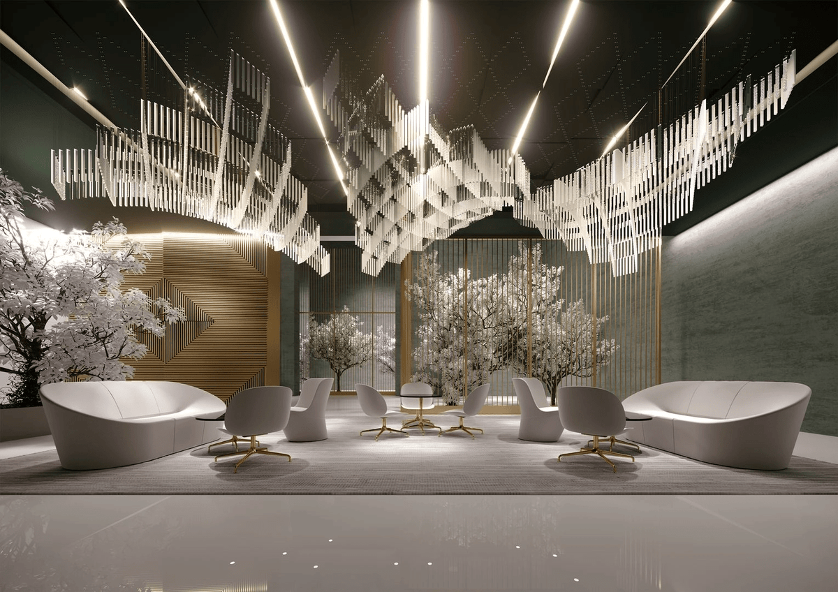 Diamond Cloud Crystal LED Chandelier, Modern Geometric Pendant Light for Dining Room and Hotel
