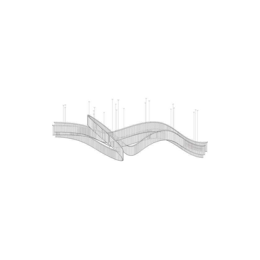 Rivella Cascade Fringe Chandelier — Crystal Glass & Gold LED Pendant Light