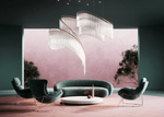 Rivella Cascade Fringe Chandelier — Crystal Glass & Gold LED Pendant Light