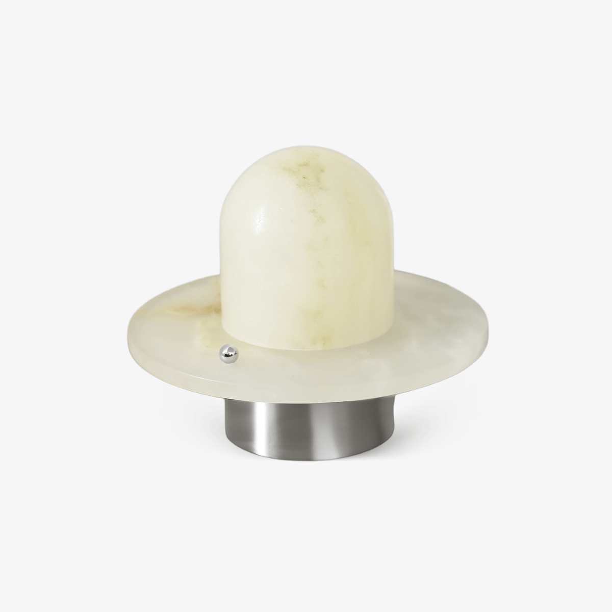 Petrified Alabaster Table Lamp – Sculptural LED Accent Light for Modern Interiors