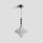 Lyra Star Pendant Light – Modern Glass Chandelier for Dining Room & Entryway
