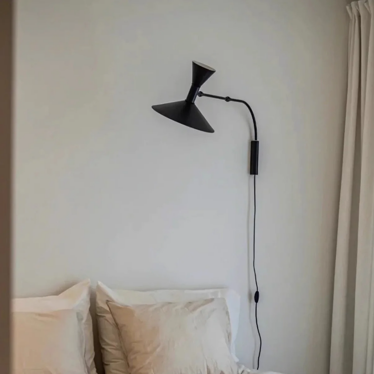 Marseille Adjustable Plug-in Wall Sconce with Swivel Arm