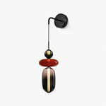 Candied Glass Wall Sconce – Hand-Blown Art Glass LED Wall Light