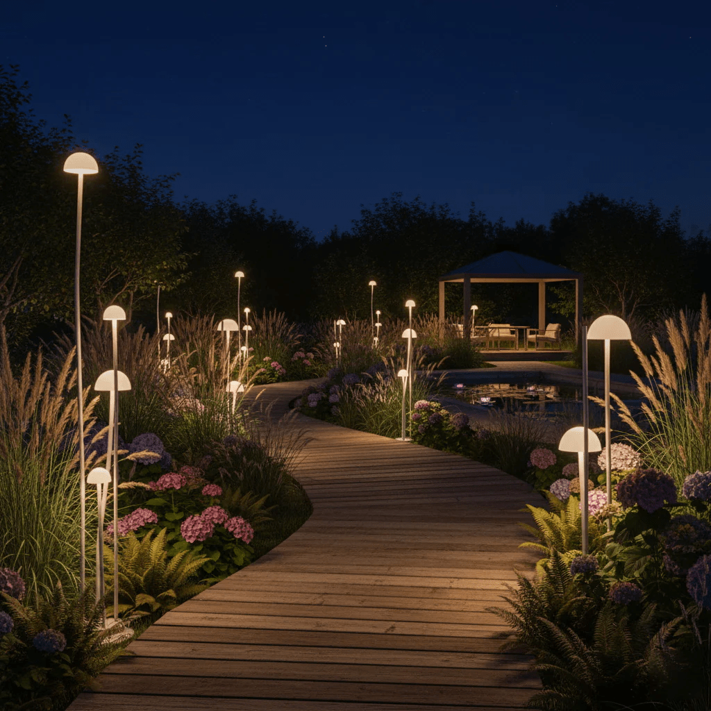 Mushroom Outdoor Lamp – Modern Garden & Patio Lighting