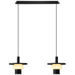 Noka Wood Pendant Light – Modern LED Chandelier for Dining Room and Kitchen Island