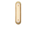 Aurelia Perforated Alabaster Wall Sconce in Gold