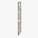 Crystal Mosaic Column Chandelier | Modern Crystal Pendant Light for Dining Room & Foyer