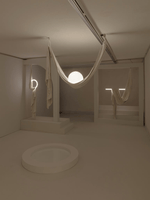Hammock Fabric Pendant Light – Sculptural Designer Ceiling Lamp