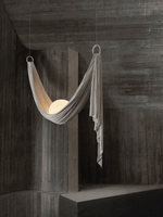 Hammock Fabric Pendant Light – Sculptural Designer Ceiling Lamp
