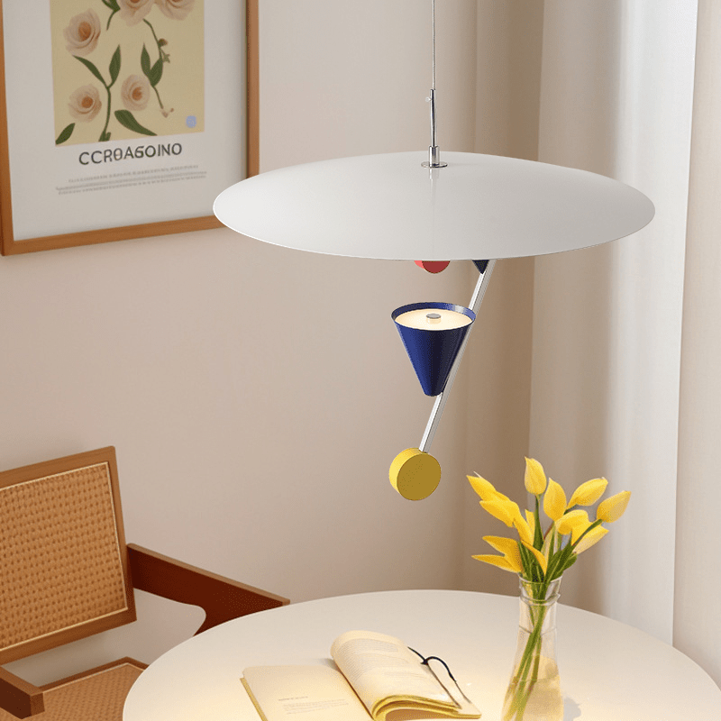 Kinetic Pendant Light – Modern Art Deco Sculptural LED Chandelier
