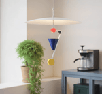 Kinetic Pendant Light – Modern Art Deco Sculptural LED Chandelier