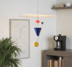 Kinetic Pendant Light – Modern Art Deco Sculptural LED Chandelier
